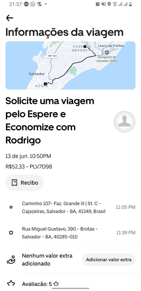 Uber e 99 ficarão mais caros em Salvador em dias de jogos do Brasil; entenda