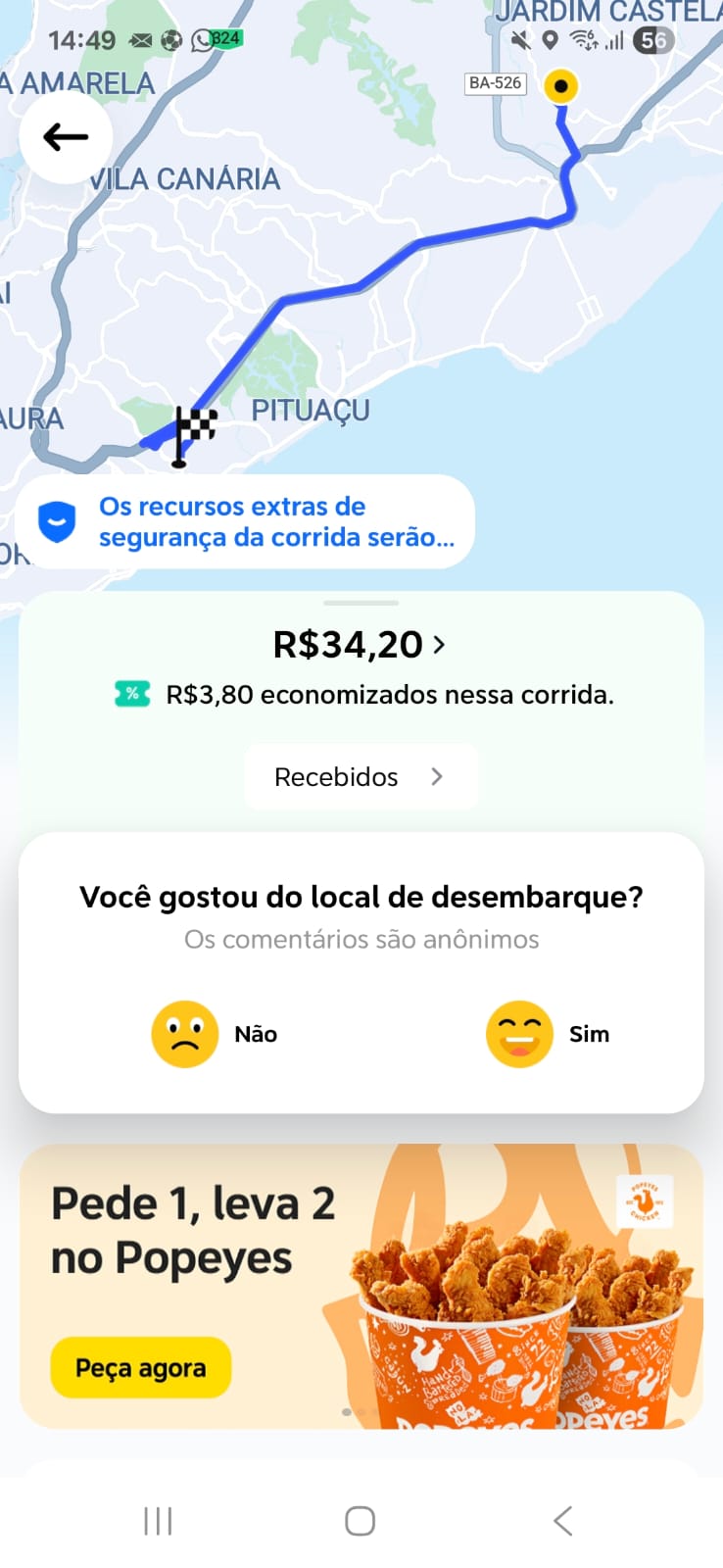 Uber e 99 ficarão mais caros em Salvador em dias de jogos do Brasil; entenda