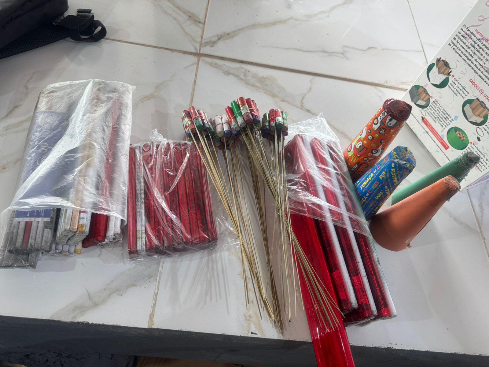 Apreensão de fogos de artifício