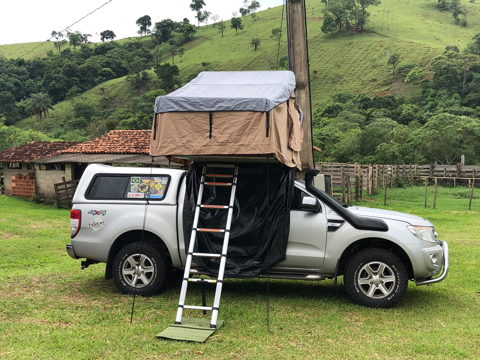 Registros das viagens de Mauro e Vanessa