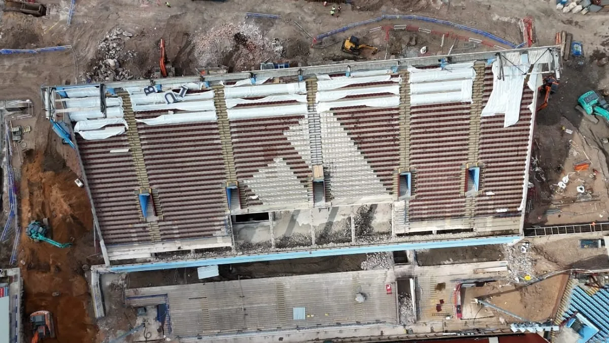 Estádio de time histórico perde arquibancada em obra de R$ 700 milhões
