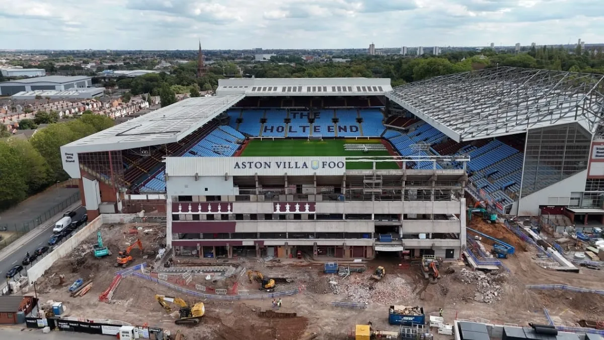 Estádio de time histórico perde arquibancada em obra de R$ 700 milhões