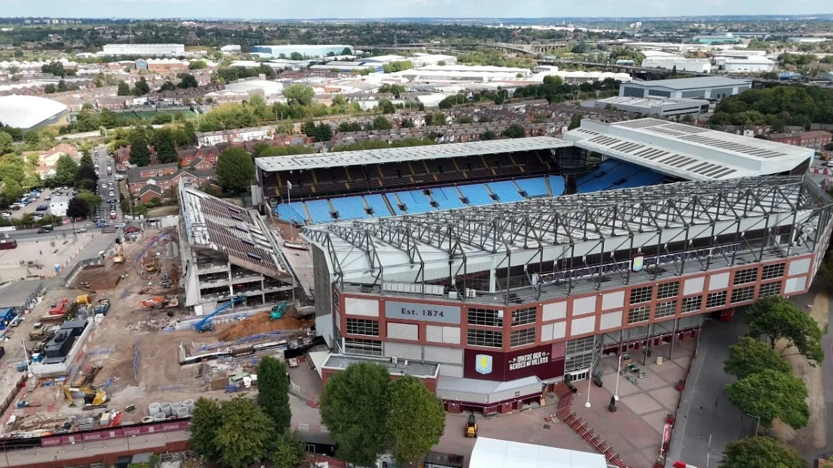 Estádio de time histórico perde arquibancada em obra de R$ 700 milhões