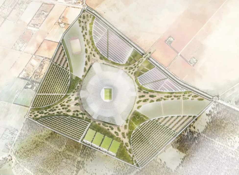 Estádio gigante de R$ 2,6 bilhões mira final da Copa do Mundo de 2030