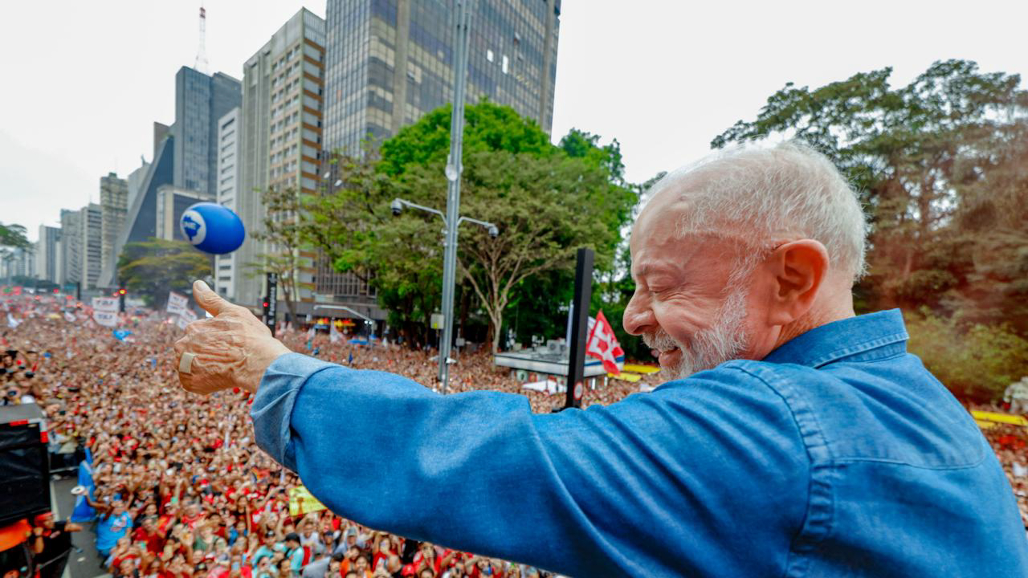 Presidente da República, Luiz Inácio Lula da Silva, durante ato ”Lula em São Paulo, O Brasil Pronto Pra Mais” 