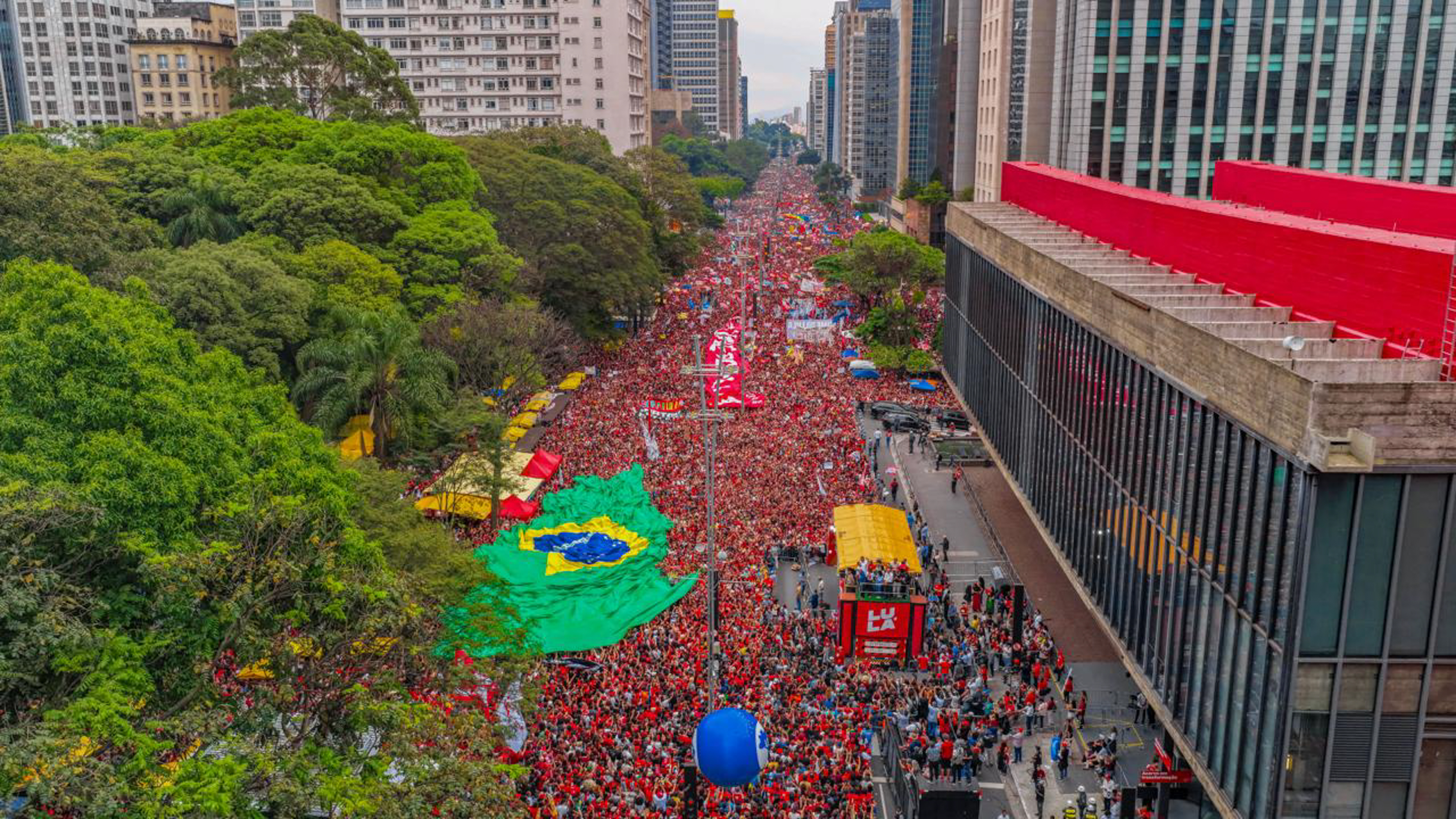 Presidente da República, Luiz Inácio Lula da Silva, durante ato ”Lula em São Paulo, O Brasil Pronto Pra Mais”