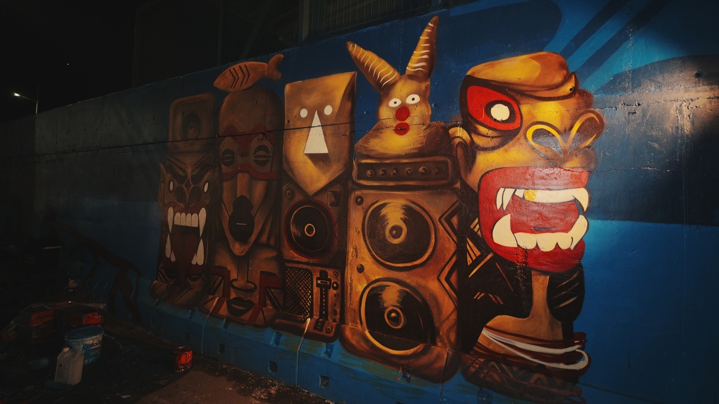 Maior mural indígena do Brasil é concluído em Salvador; veja fotos