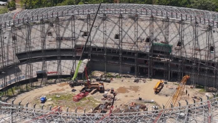 Megaestádio de R$ 2,5 bilhões entra na reta final na América Latina