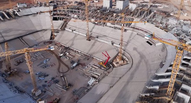 Megaestádio de R$ 5 bilhões avança para desbancar o Bernabéu na Copa do Mundo