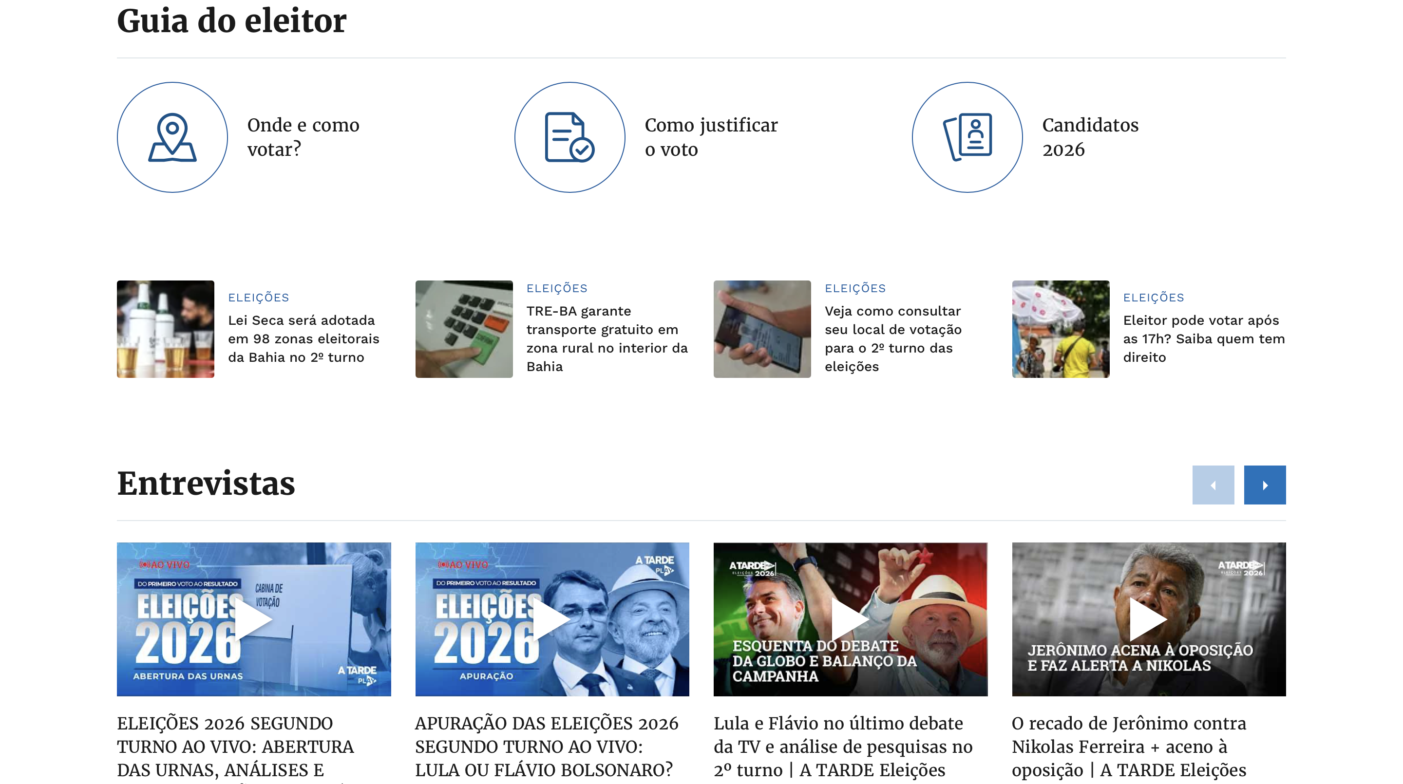 Quem está ganhando a eleição? Veja como acompanhar a apuração ao vivo