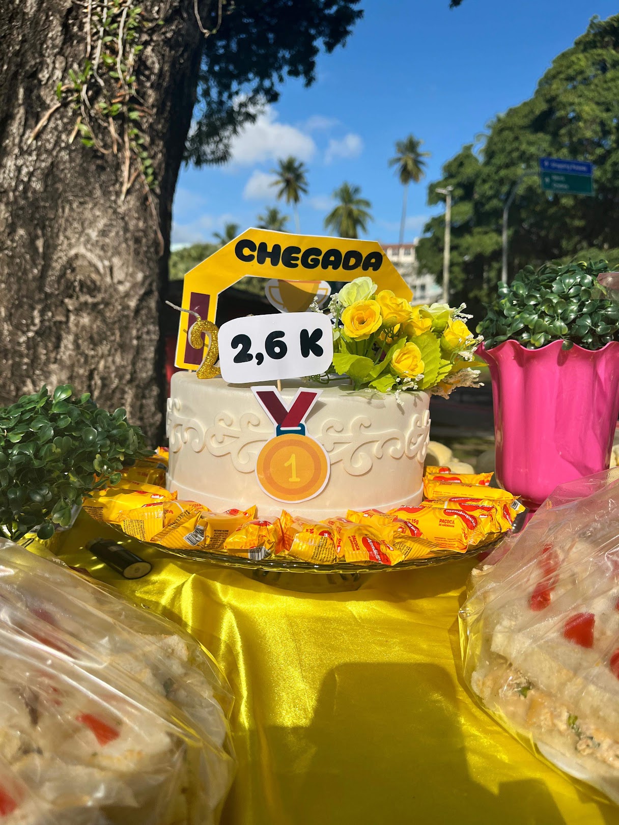 Corrida de aniversário de Sandi em Salvador