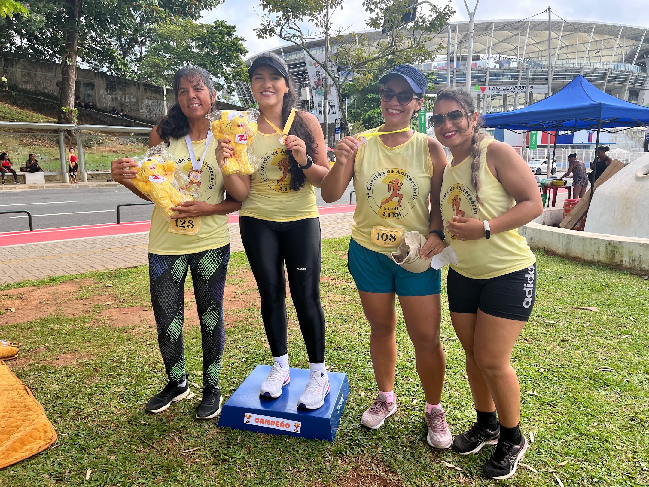 Corrida de aniversário de Sandi em Salvador