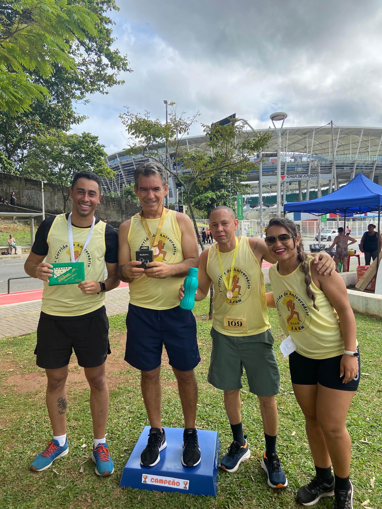Corrida de aniversário de Sandi em Salvador