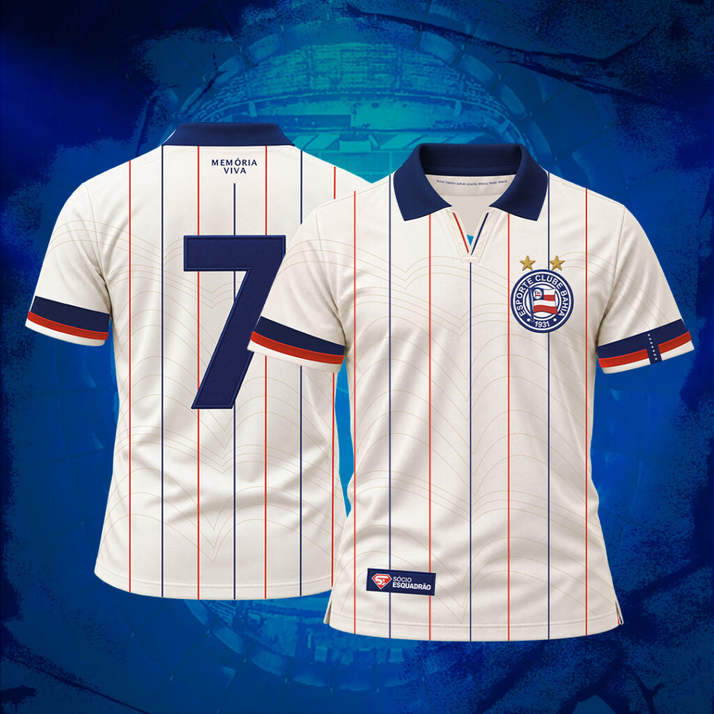 Torcida do Bahia já pode escolher a nova camisa de 2027; veja como