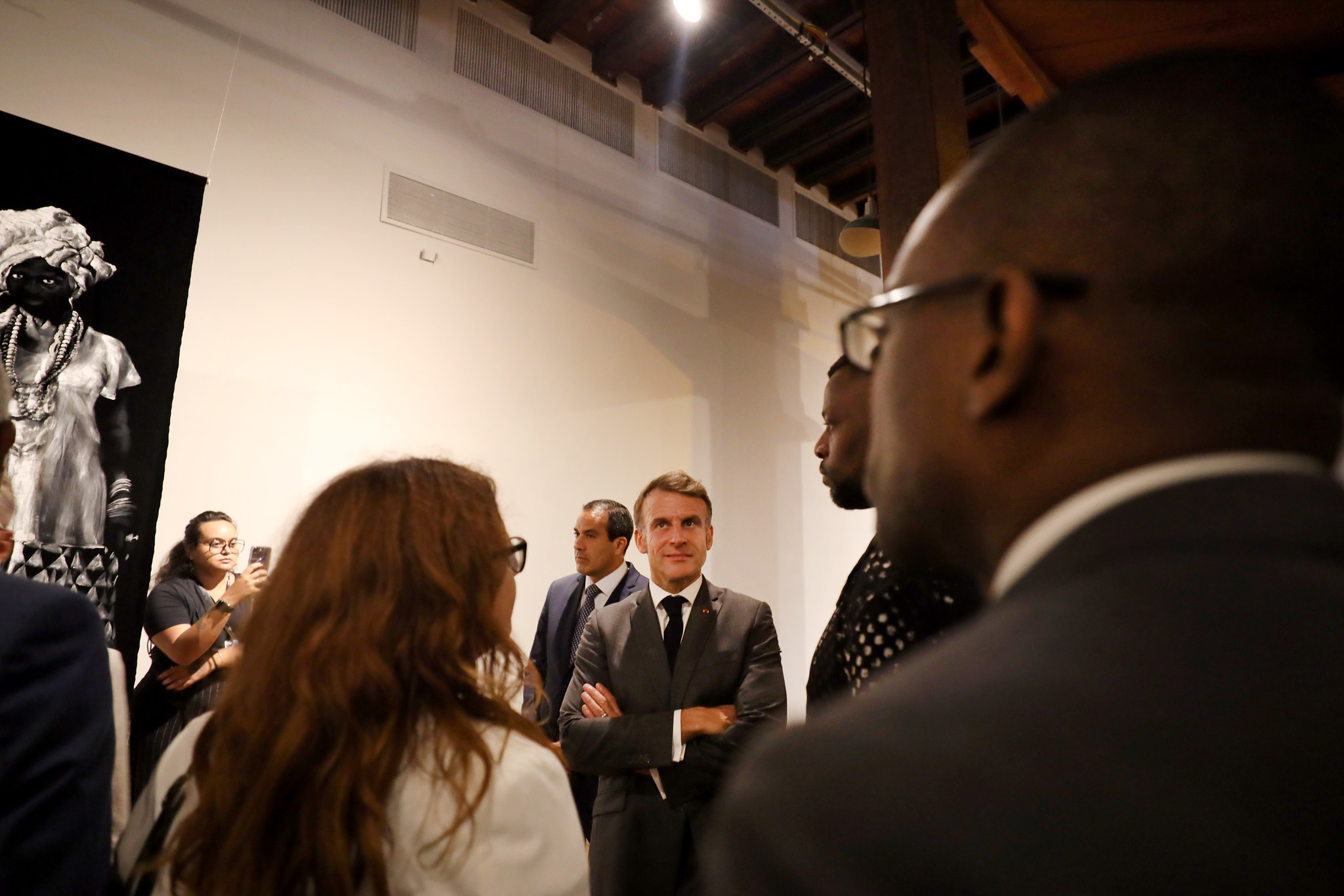 Presidente da França, Emmanuel Macron, em Salvador