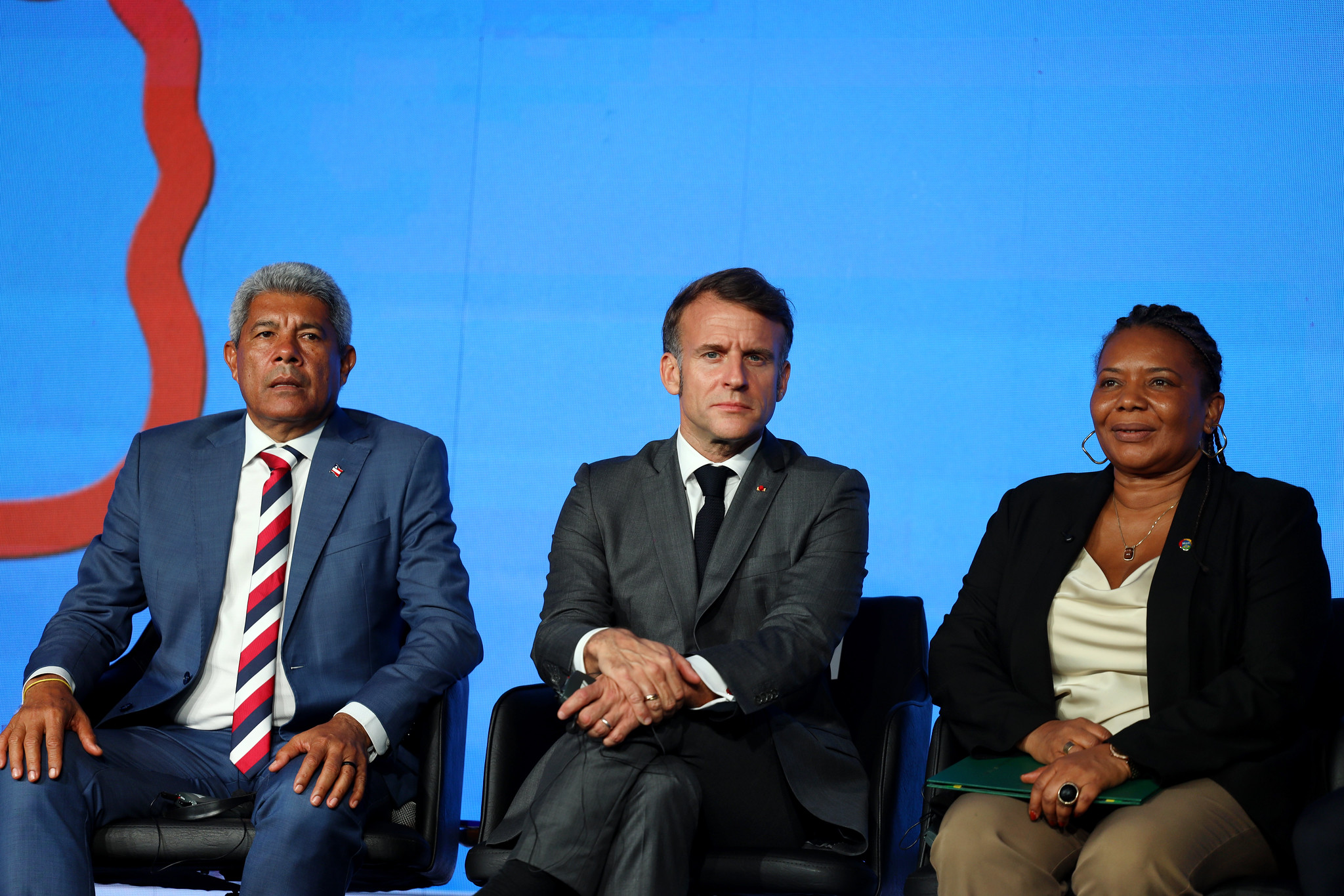 Presidente da França, Emmanuel Macron, em Salvador