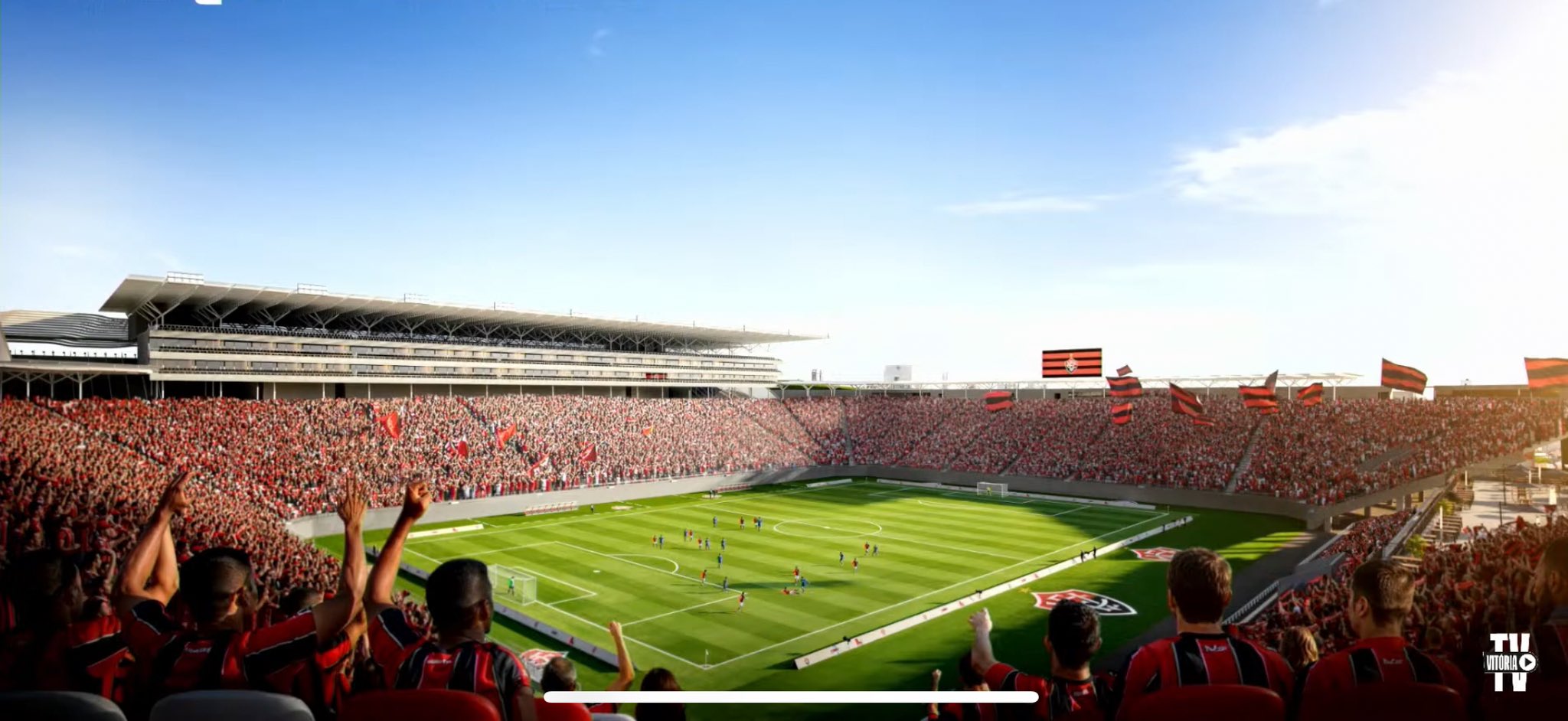 Vitória apresenta Arena Barradão: investimento, prazo e nova estrutura