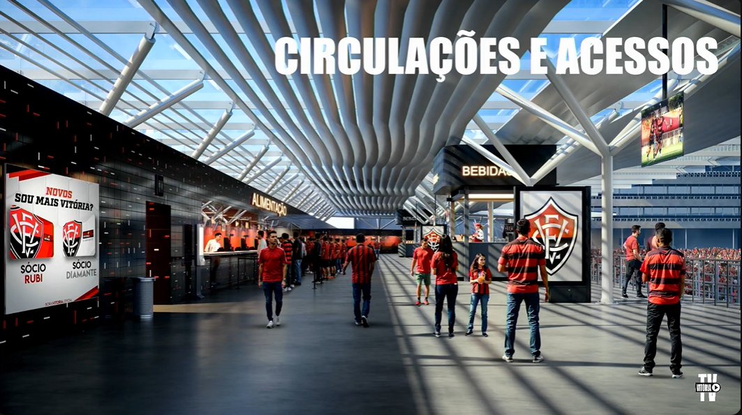 Vitória apresenta Arena Barradão: investimento, prazo e nova estrutura