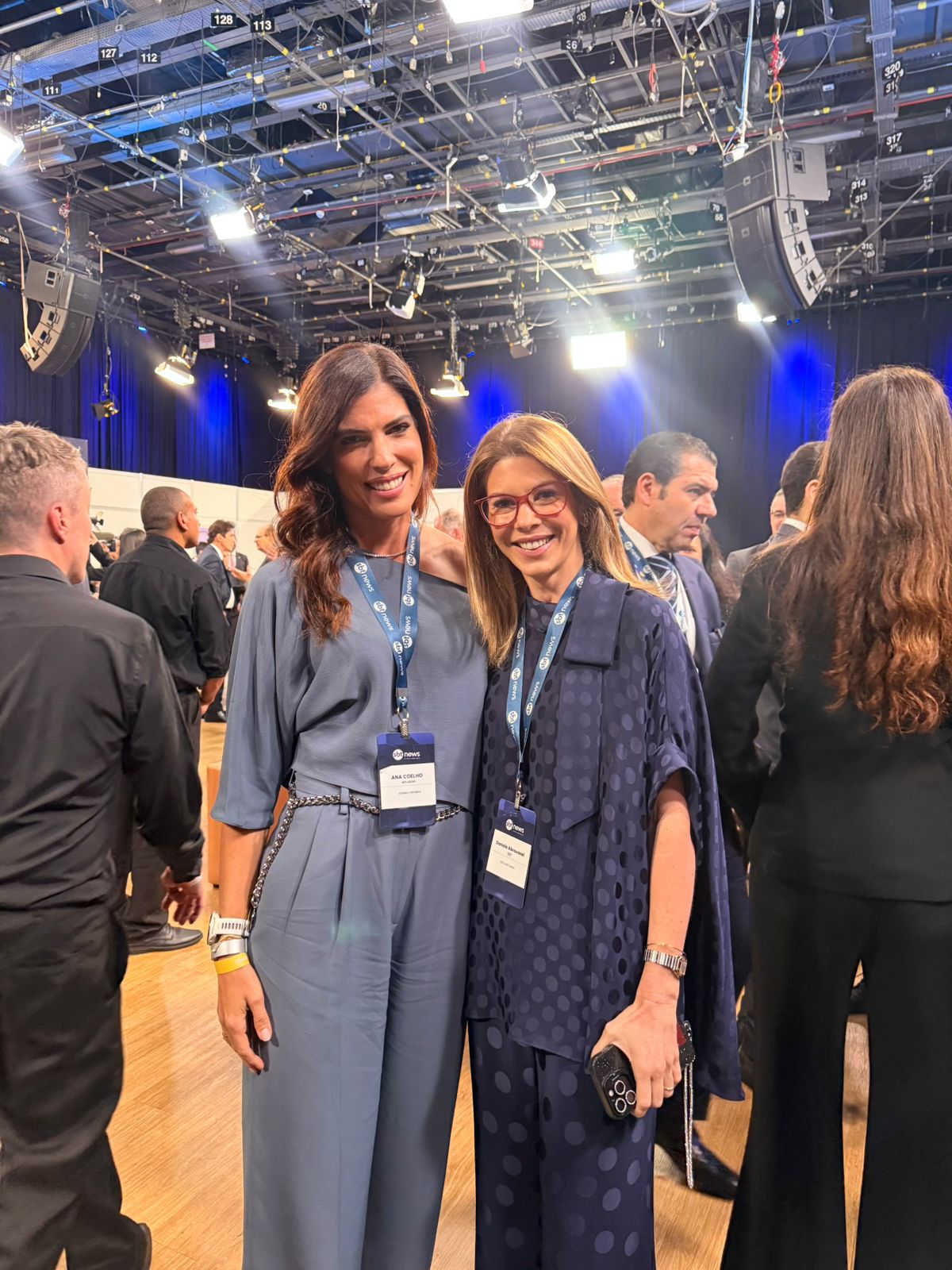 Ana Coelho, CEO do Grupo Aratu, encontra presidente Lula no lançamento do SBT News em São Paulo