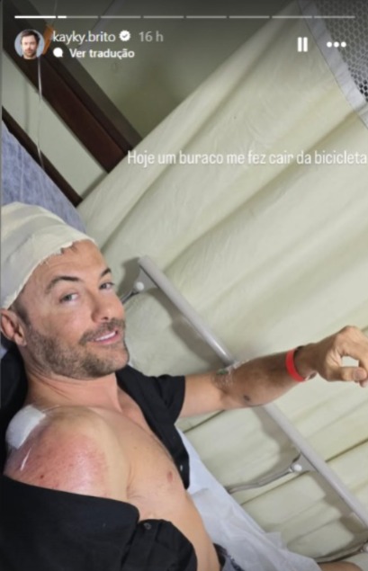 Após atropelamento, Kayky Brito sofre novo acidente
