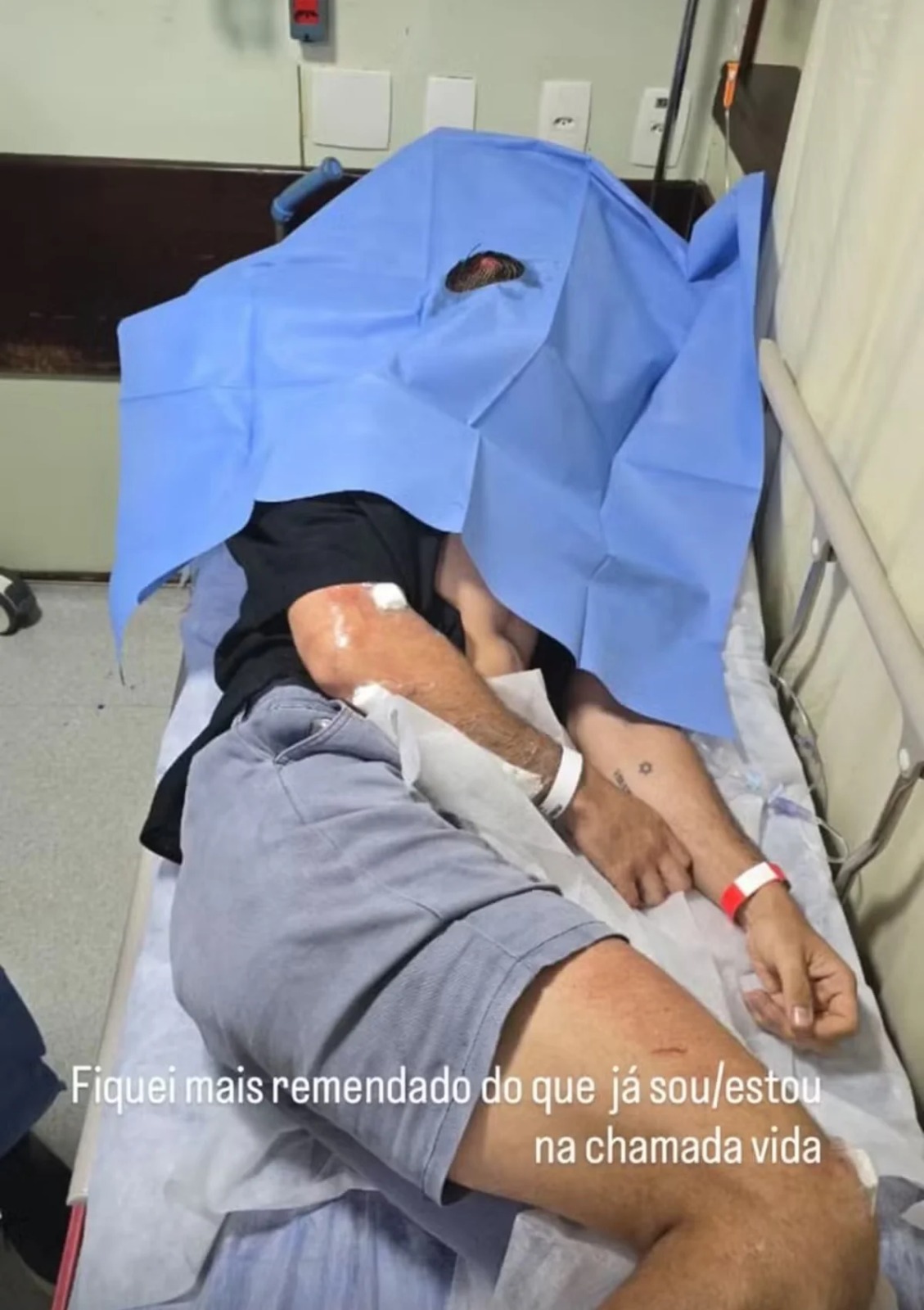 Após atropelamento, Kayky Brito sofre novo acidente