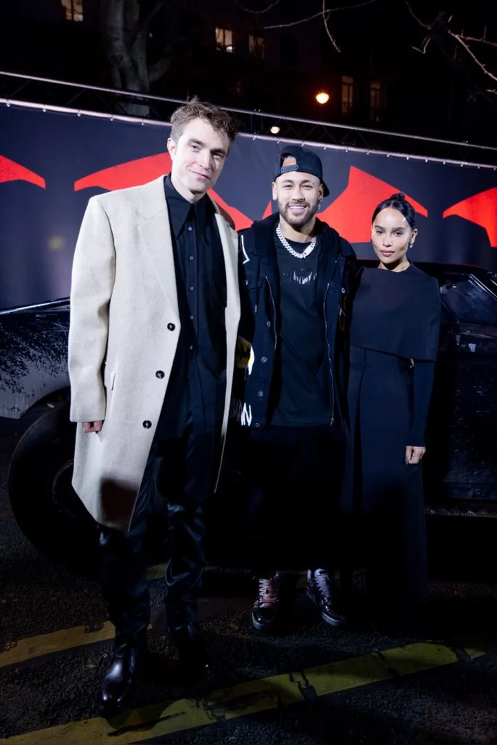 Neymar, Robert Pattinson e Zoë Kravitz