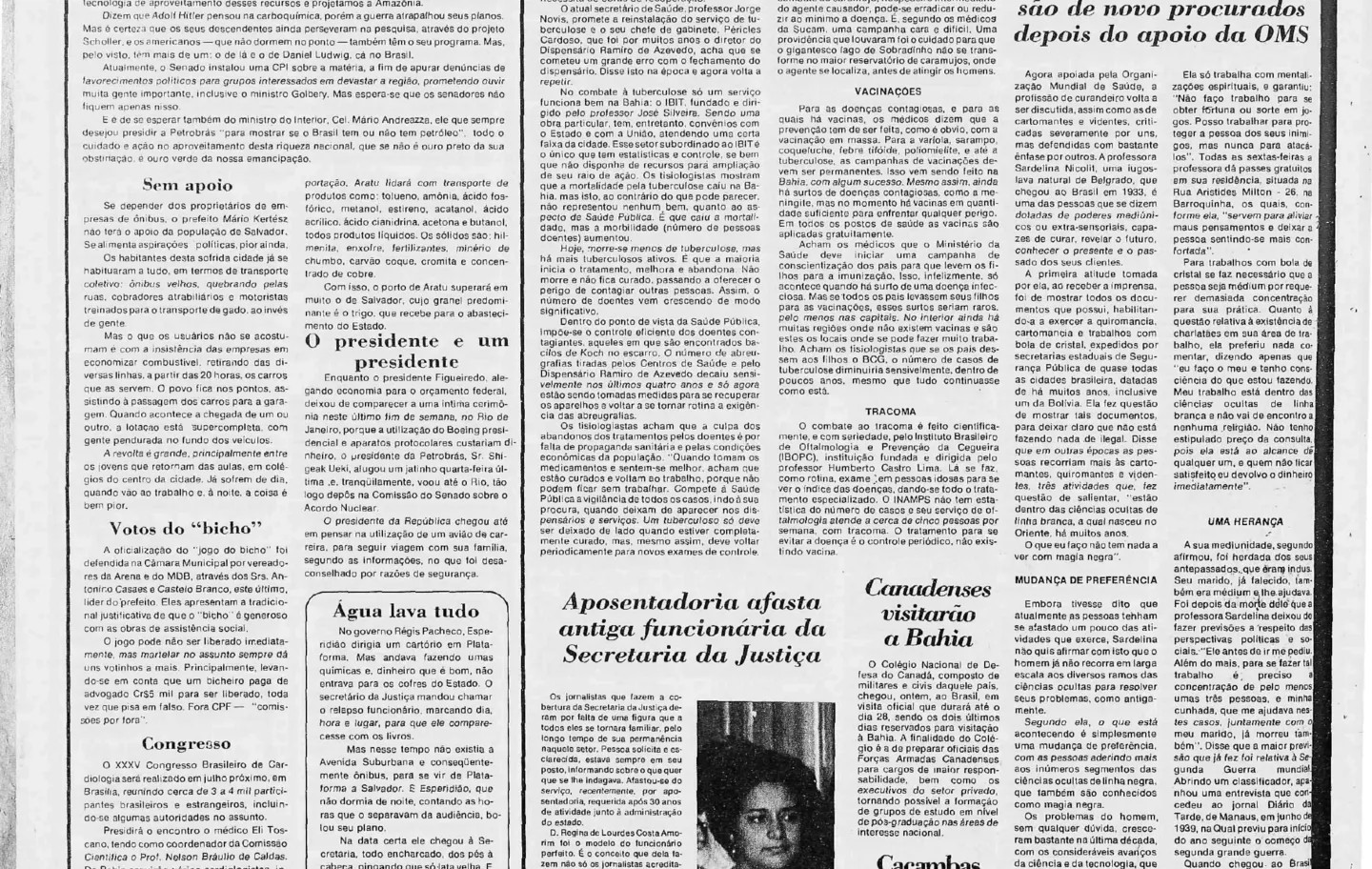 Edição do Jornal A TARDE de 23 de abril de 1979