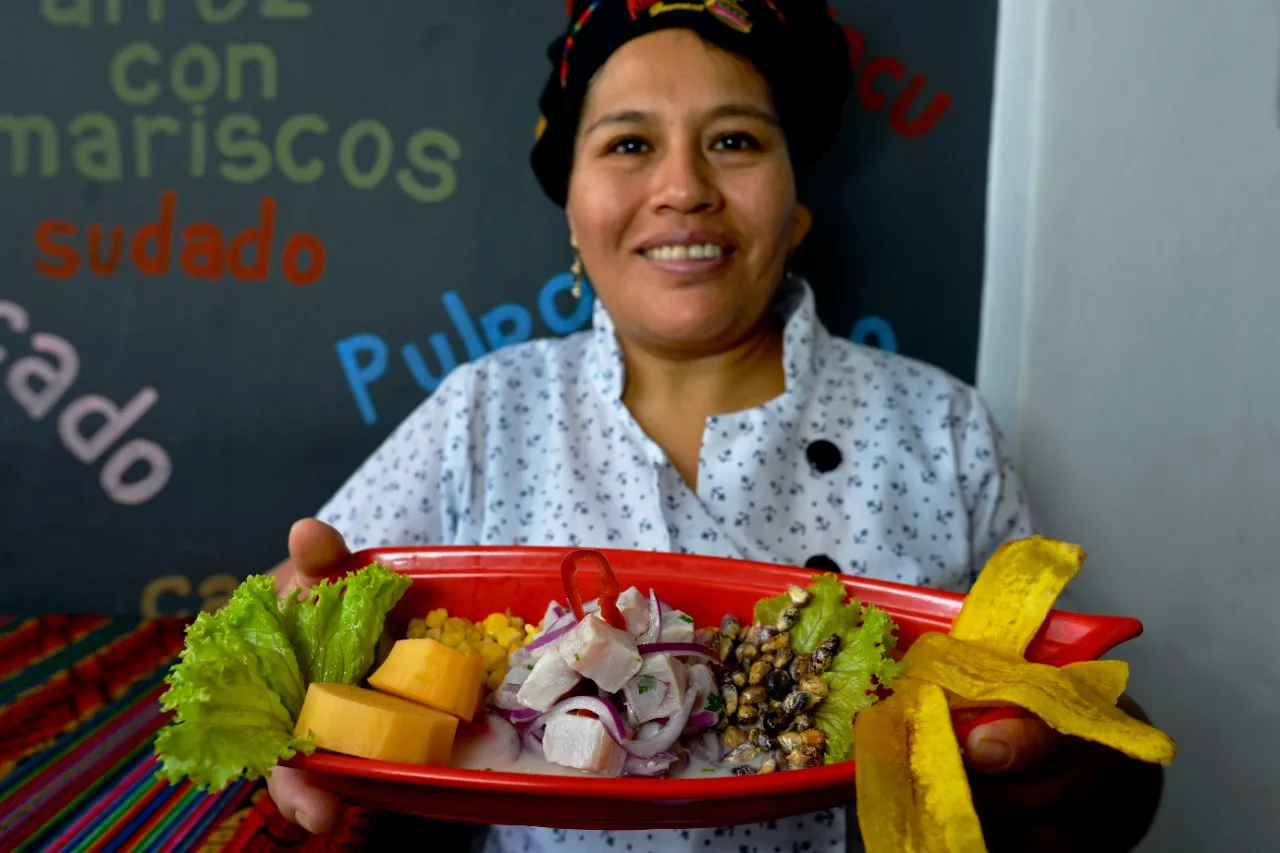 A peruana Edith Hernández acredita que muitos produtos baianos são similares aos peruanos