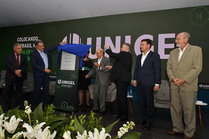 Ato de lançamento  da Fábrica de Hidrogênio Verde da Unigel, no Polo Industrial de Camaçari