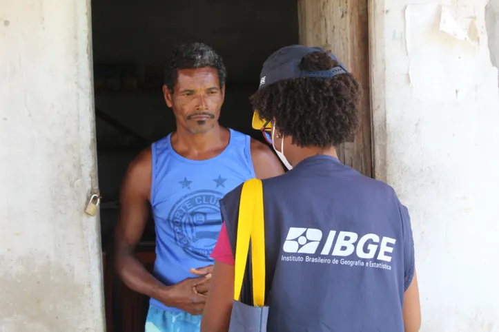 Recenseamento na localidade de Ilha de Maré, em Salvador