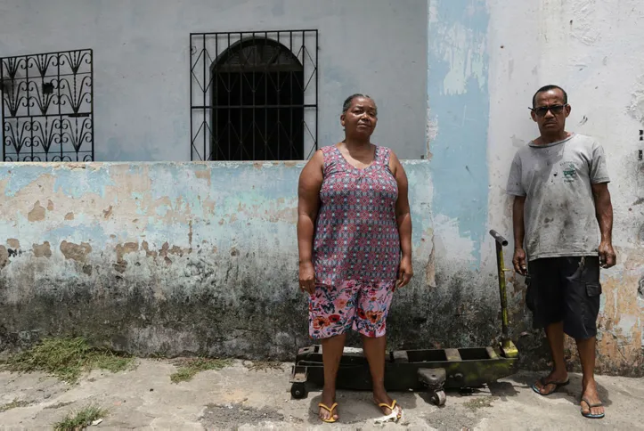 Maria José e seu marido, Genivaldo de Jesus