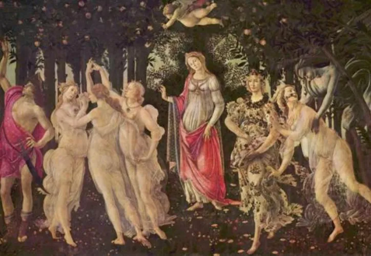 Primavera, o famoso quadro do renascentista Sandro Botticelli
