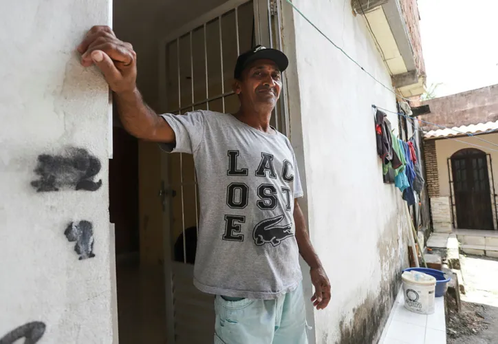 Laércio de Oliveira mora no local há 33 anos