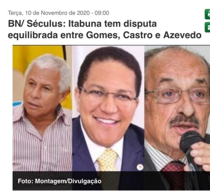 Às vésperas do pleito em 2020, Seculus apontou números bem díspares com o resultado final de Itabuna