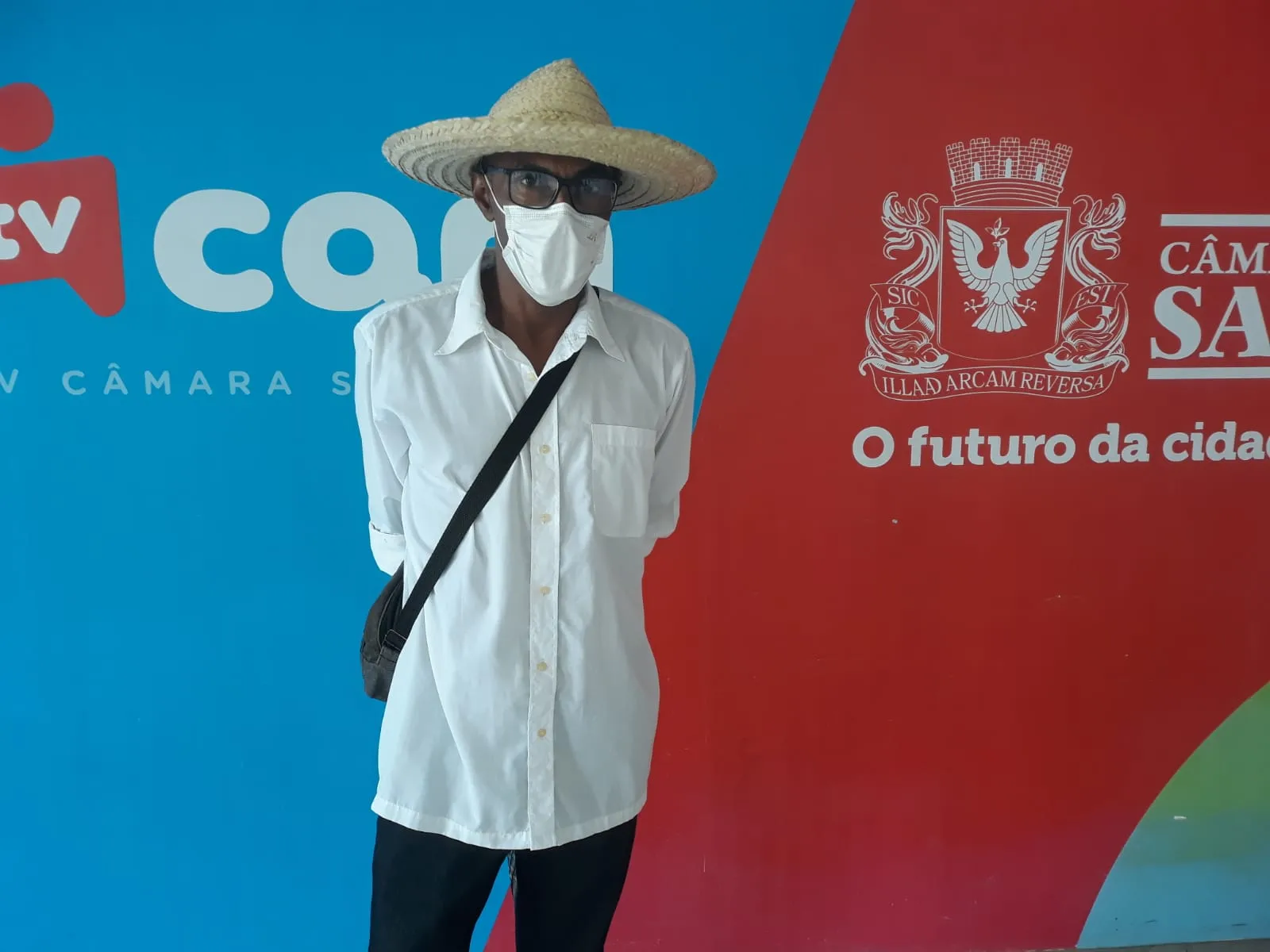 Arivaldo Santana, presidente da Colônia de Pescadores Z6 de Itapuã
