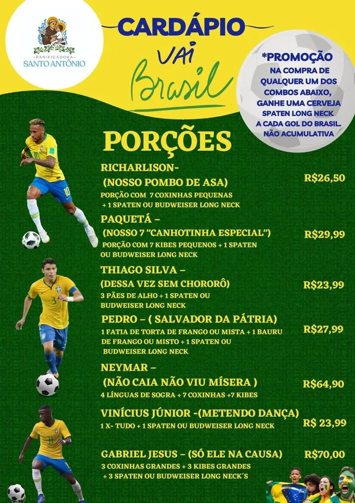 Imagem ilustrativa da imagem Copa do Mundo estimula criatividade em restaurantes de Salvador