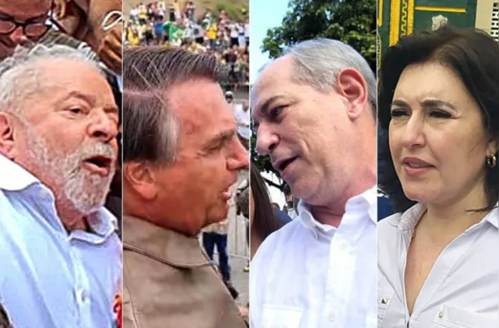 Lula, Bolsonaro, Ciro e Tebet estiveram em Salvador no dia 2 de julho