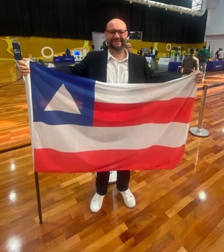 Professor Rafael Caribé no Campeonato Brasileiro de Parataekwondo