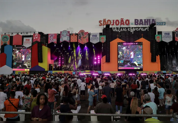 Festa do São João da Bahia no Parque de Exposições, em Salvador