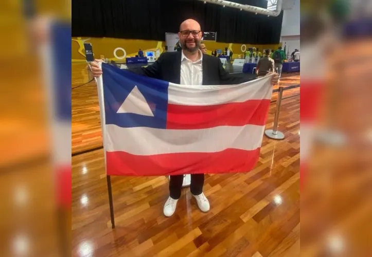 Professor Rafael Caribé no Campeonato Brasileiro de Parataekwondo