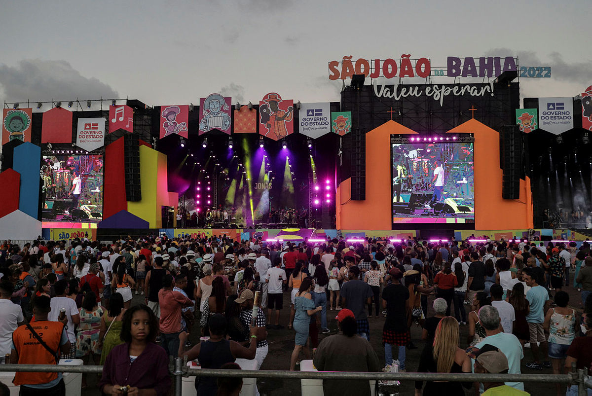 Festa do São João da Bahia no Parque de Exposições, em Salvador