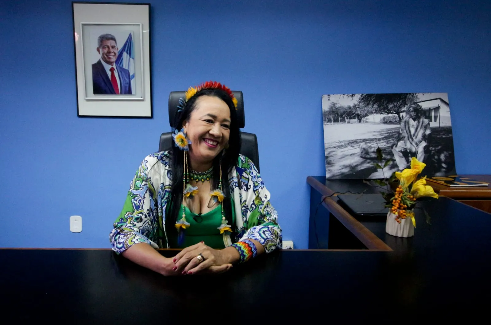 Patrícia Pataxó foi a primeira indígena a ingressar no curso de Direito da Universidade Federal da Bahia (UFBA)