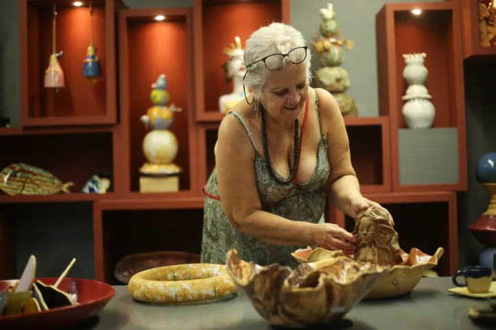 Marlice Almeida no Palacete das Artes, na Graça