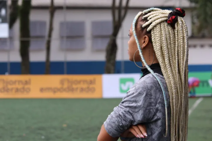 Lanne Carmo, treinadora do Sussuarana Futebol Clube