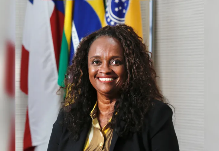 Major da Polícia Militar da Bahia, Denice Santiago, é uma das pioneiras na corporação