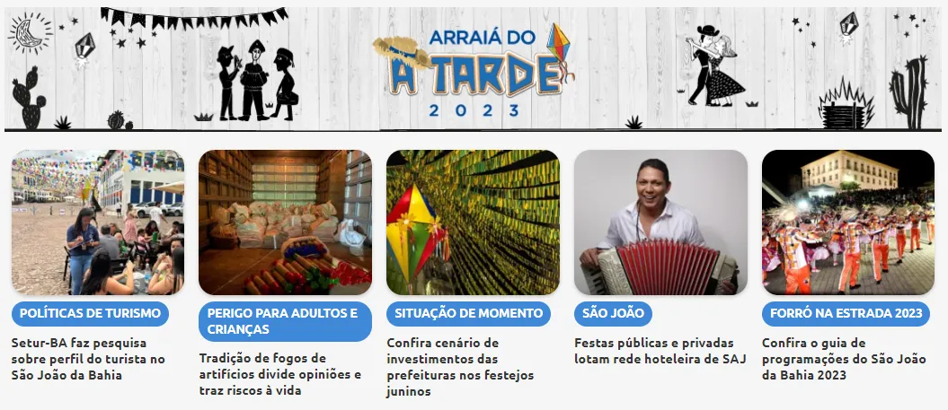 Imagem ilustrativa da imagem Acompanhe tudo sobre o São João da Bahia 2023 no Portal A TARDE!