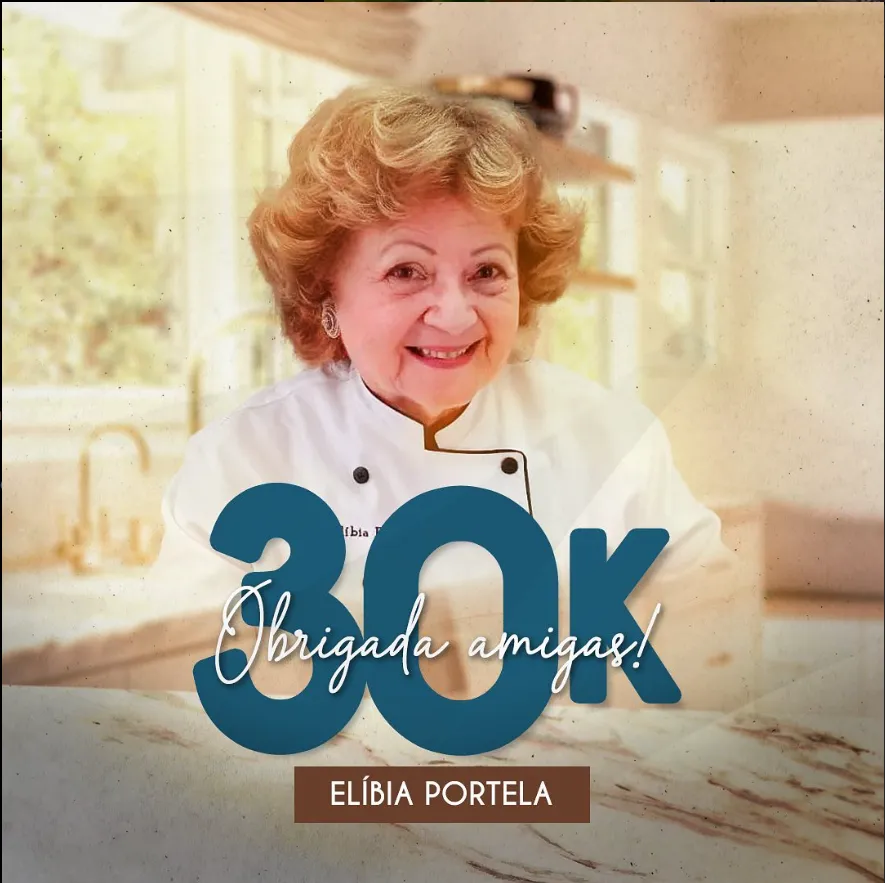 Imagem ilustrativa da imagem Elíbia Portela celebra 40 anos de jornada gastronômica na TV baiana
