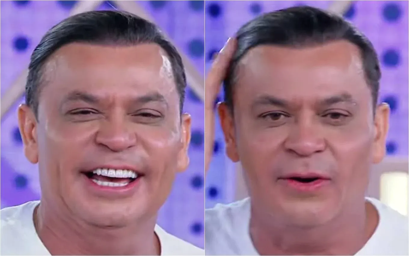 Imagem ilustrativa da imagem Frank Aguiar passa por harmonização e corta cabelo; veja o resultado