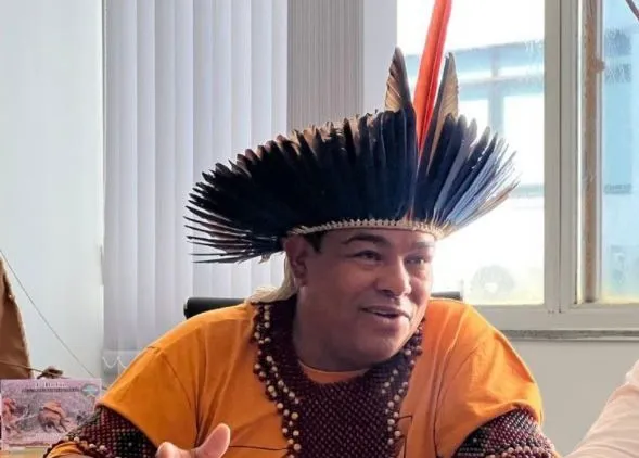 Cacique Zeca Pataxó, Coordenador do Movimento Indígena da Bahia (Miba)