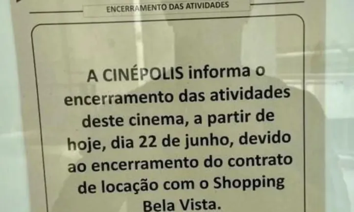 Imagem ilustrativa da imagem Cinépolis encerra funcionamento de unidade no Shopping Bela Vista